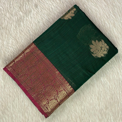 Mandakini Saree in Dark Green