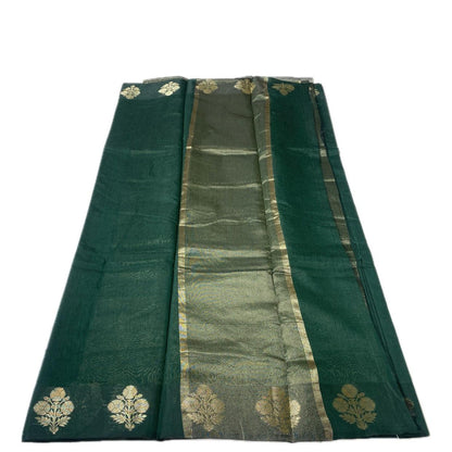 Rithika Chanderi Silk Saree Green