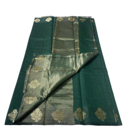Rithika Chanderi Silk Saree Green