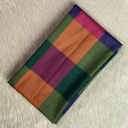 Traditional Kerala Cotton Kasavu Saree with Festive Blouse Combo