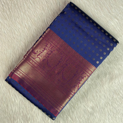 Priya Banarasi Butti Silk Saree Blue