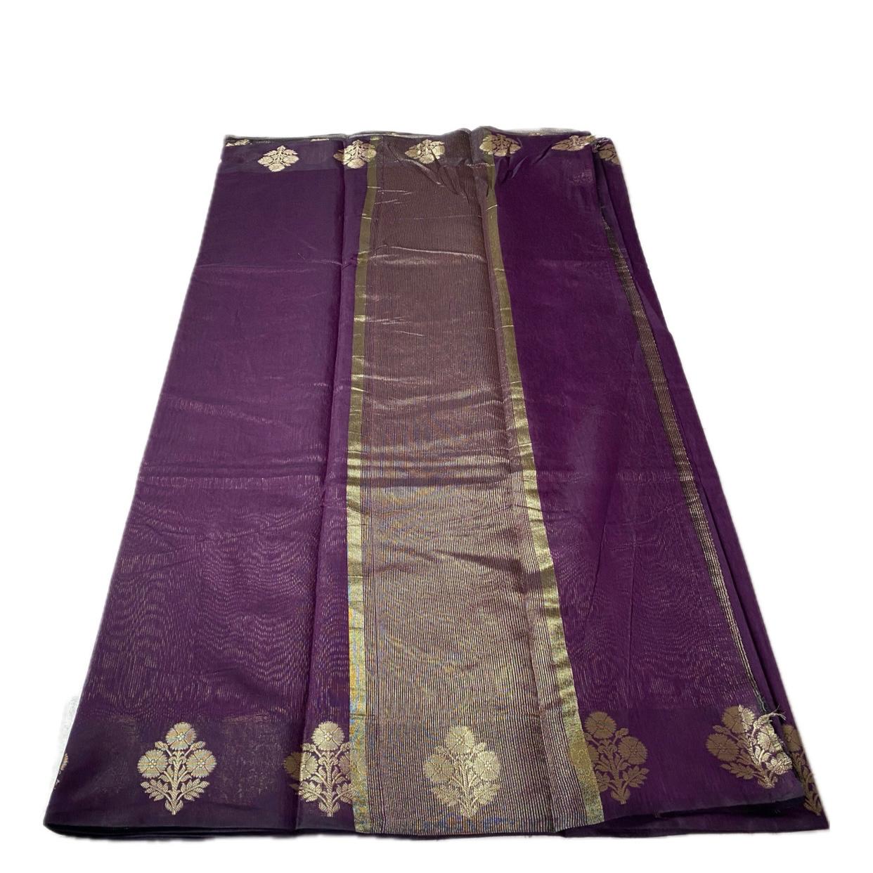 Rithika Chanderi Silk Saree Purple