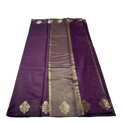 Rithika Chanderi Silk Saree Purple