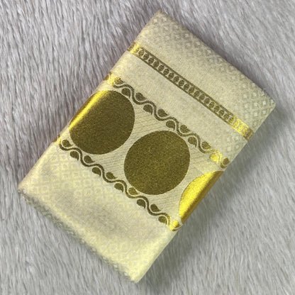 Golden Coin Butta Tissue Set Mundu
