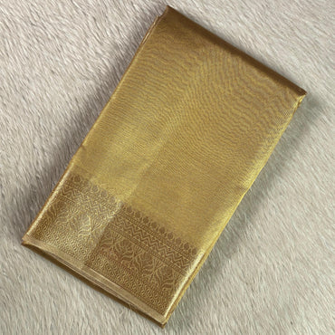 Premium Golden Tissue Saree