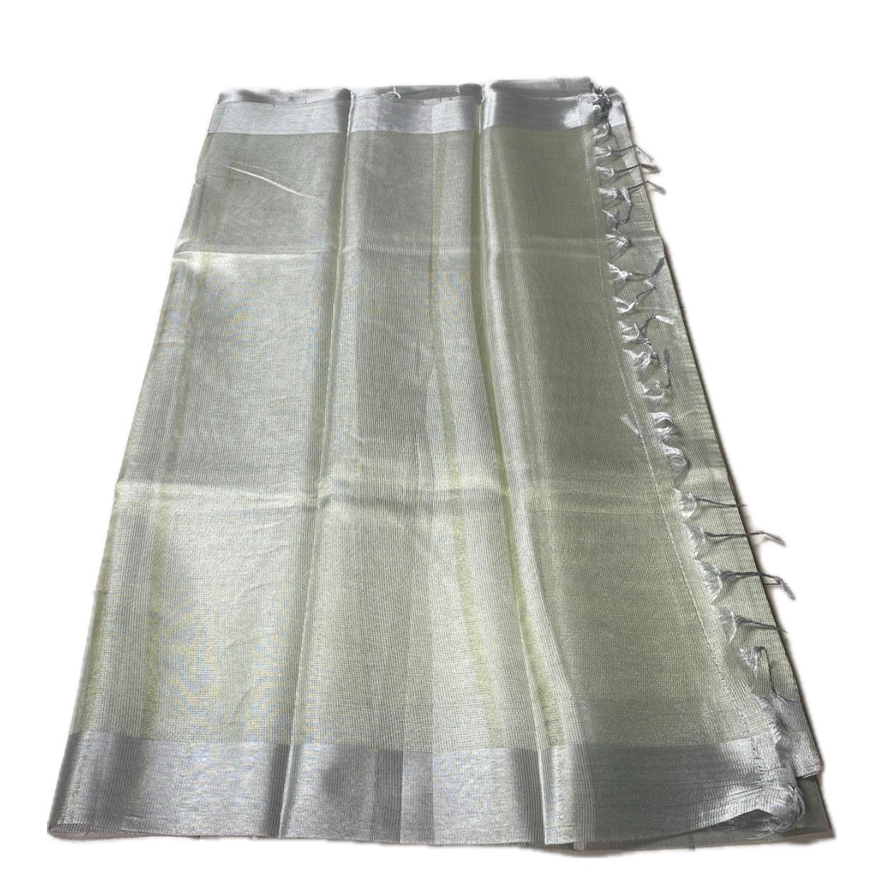 Light Weight Saree in Green Shade
