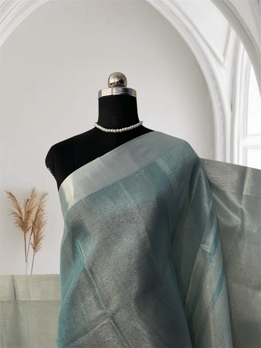 Manasa Light Weight Saree in Blue Shade