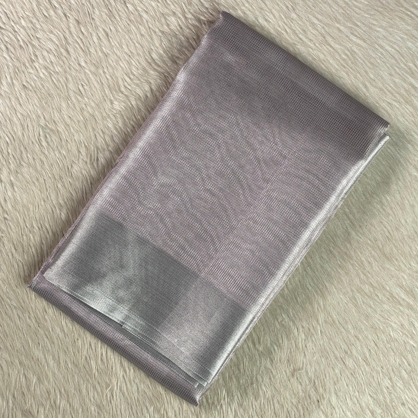 Light Weight Saree in Pearl Grey