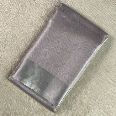 Manasa Light Weight Saree in Pearl Grey