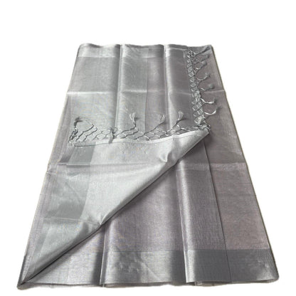 Light Weight Saree in Pearl Grey