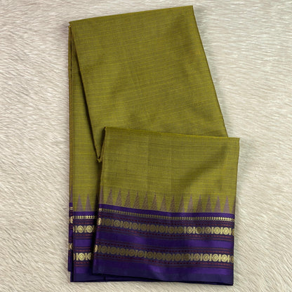 Sisira Semi Soft Silk Saree with Contrast Border (Dress Code)