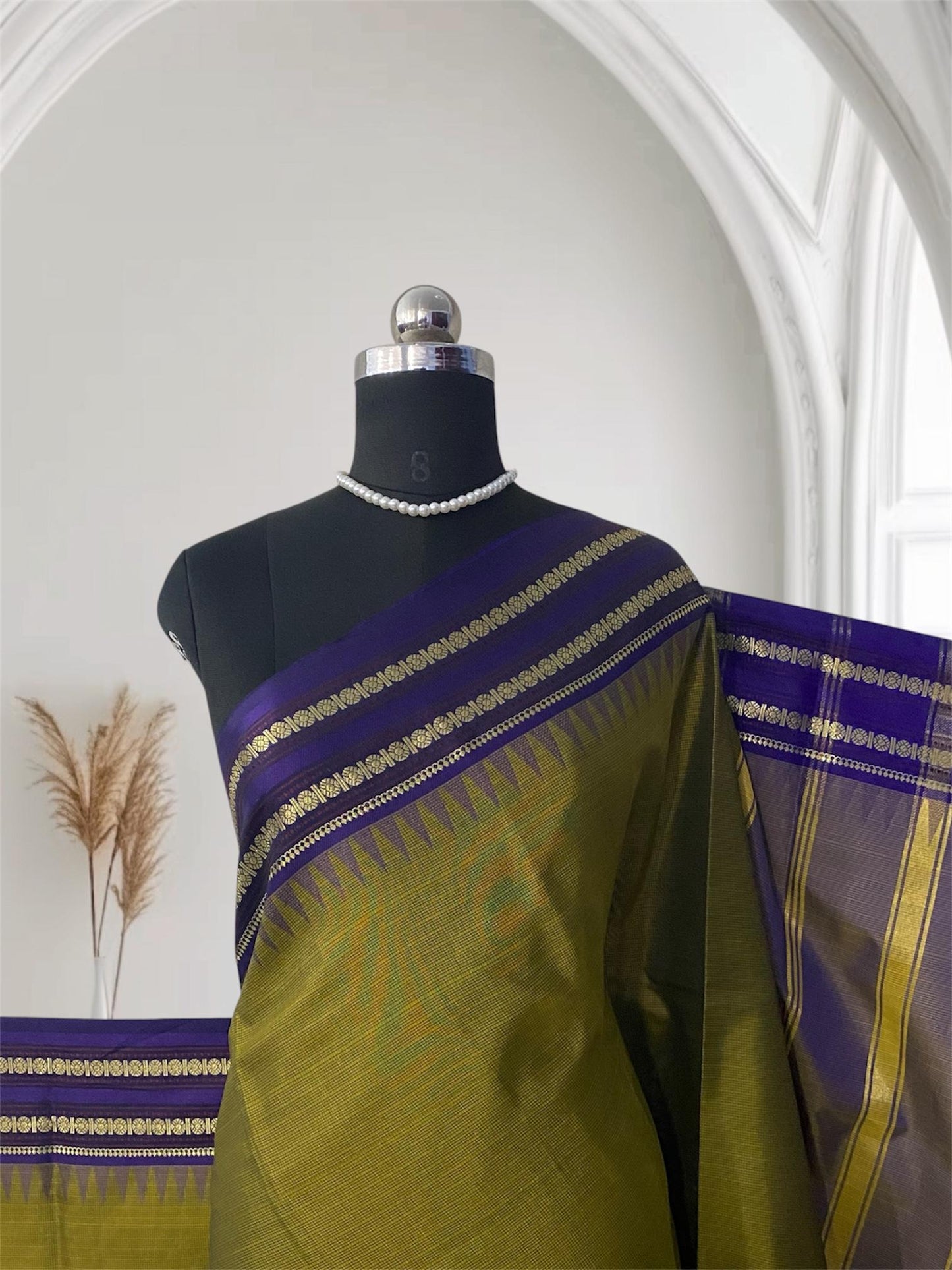 Sisira Semi Soft Silk Saree with Contrast Border (Dress Code)