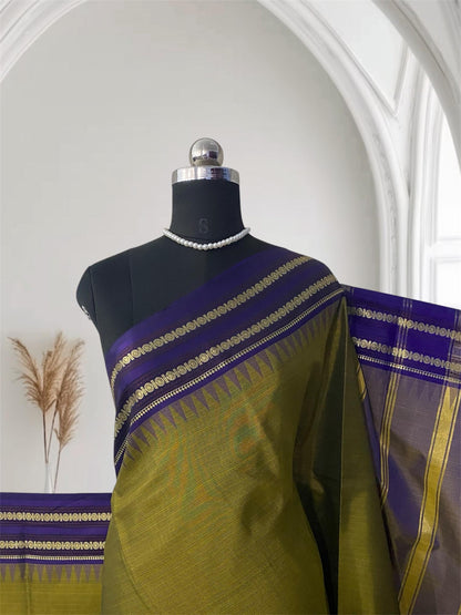Sisira Semi Soft Silk Saree with Contrast Border (Dress Code)