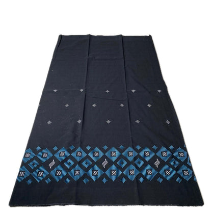 Blue Prism Border Dhoti Black