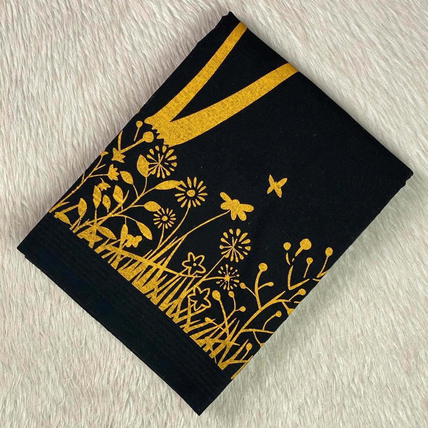 🌴Yellow Nature Print Malabar Dhoti🌿