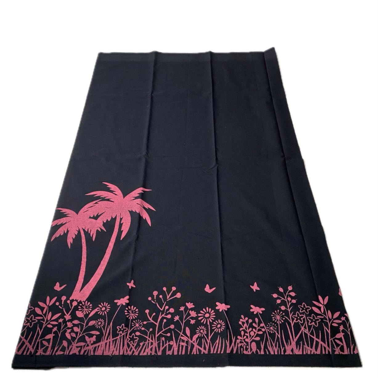 🌴Pink Nature Print Malabar Dhoti🌿