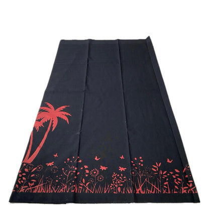 🌴Red Nature Print Malabar Dhoti🌿