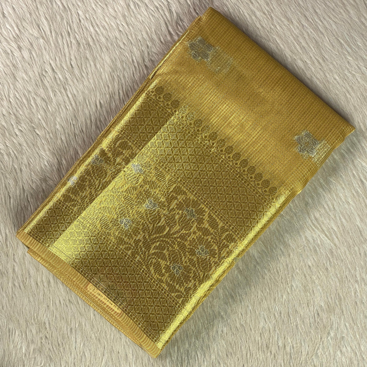 Urvashi Golden Glow Kotta Tissue Saree