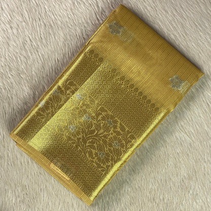 Urvashi Golden Glow Kotta Tissue Saree