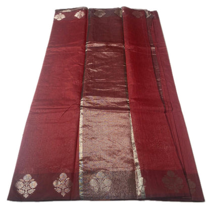 Rithika Chanderi Silk Saree Red (Dress Code)