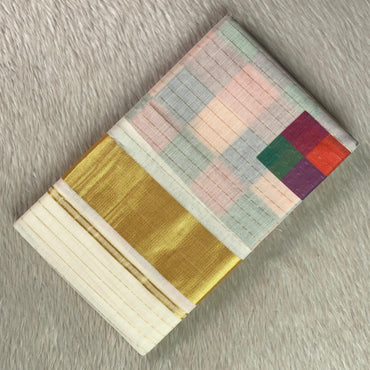 ✨ Madras Heritage Design Cotton Kerala Saree ✨