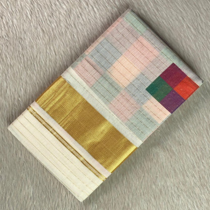 ✨ Madras Heritage Design Cotton Kerala Saree ✨