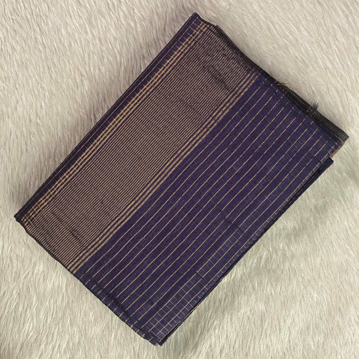 Kumari Matka Silk Checks Saree in Violet