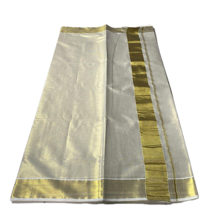 Plain Kerala Tissue Saree