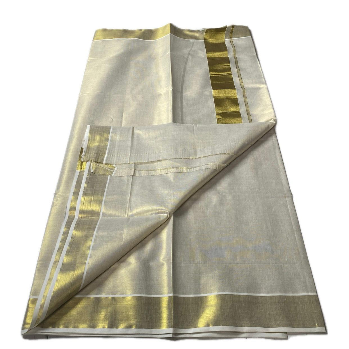 Plain Kerala Tissue Saree