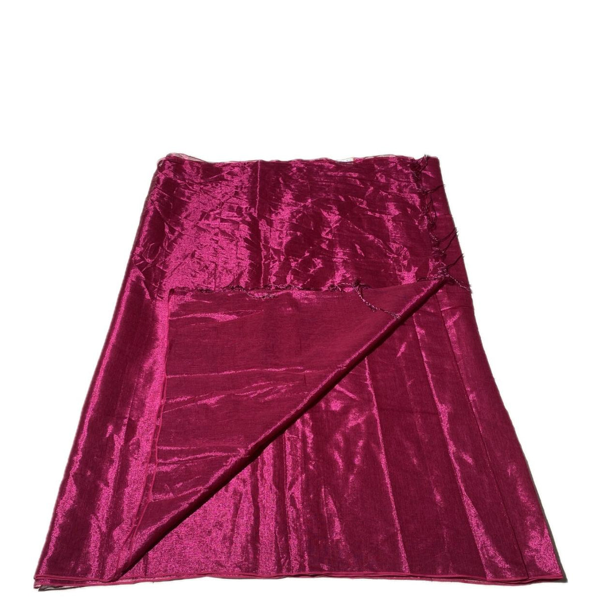 Dual-Tone Rani Pink Silk Light Weight Saree