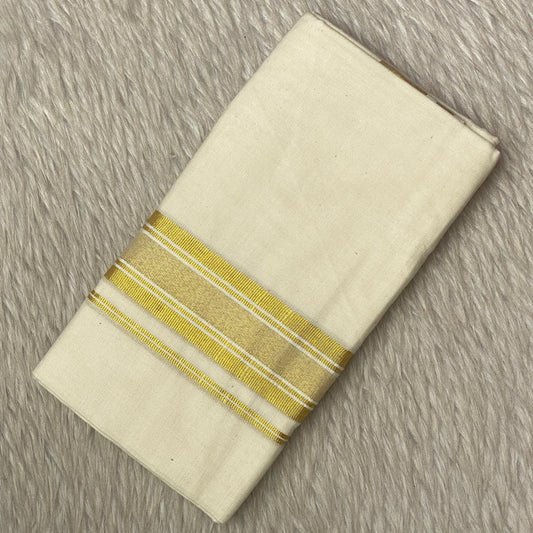 Dhoti with Golden Kasavu