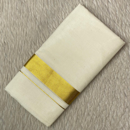 Dhoti with Single Gold Kasavu