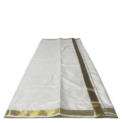 Dhoti with Single Gold Kasavu