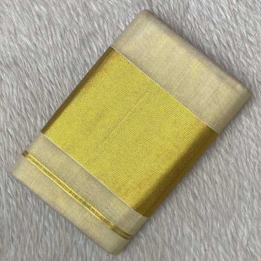 Set Mund with Large Kasavu Border