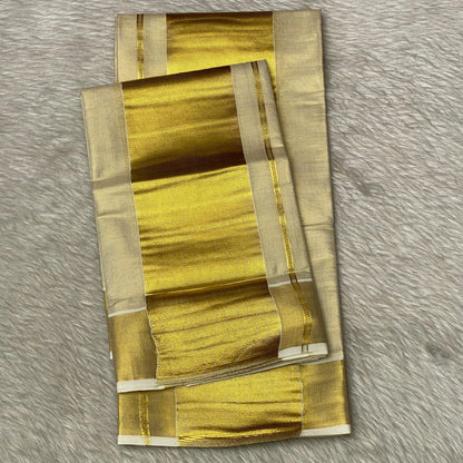 Set Mund with Large Kasavu Border
