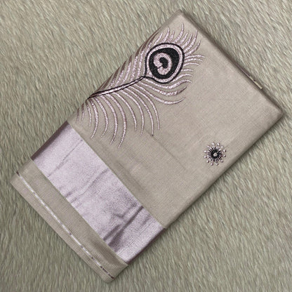✨ Lavender Royale Tissue Saree ✨