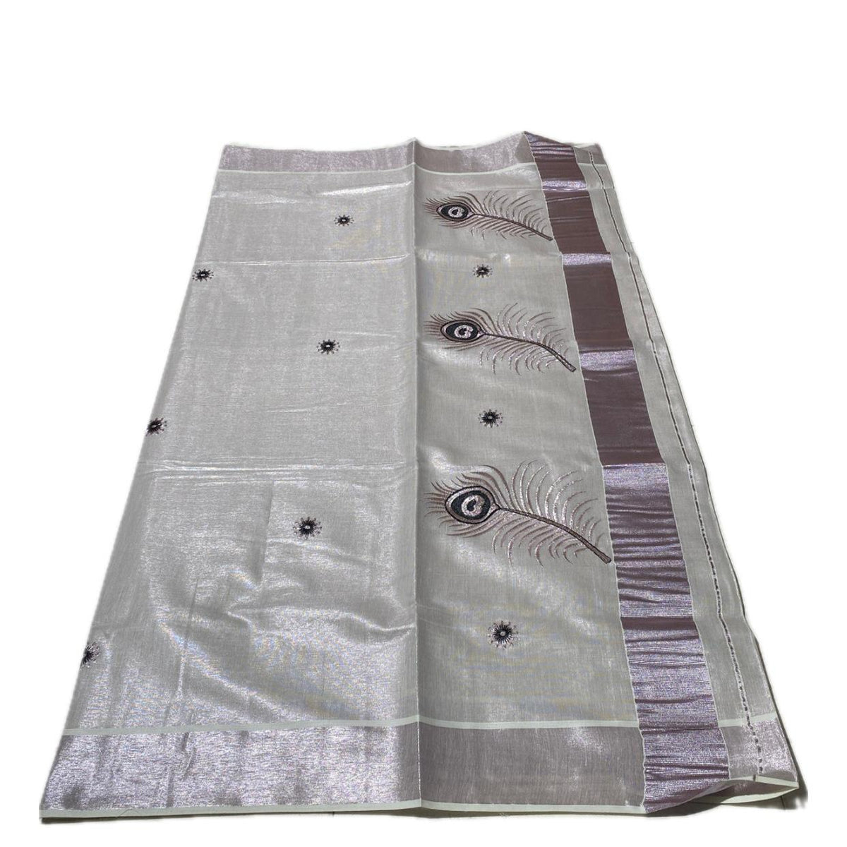 ✨ Lavender Royale Tissue Saree ✨