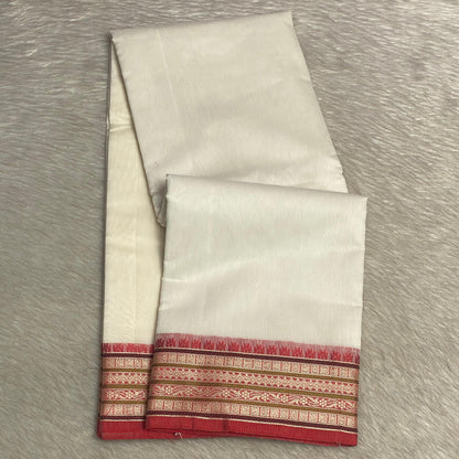Yamini Kotta Silk Light Weight saree with Red Border