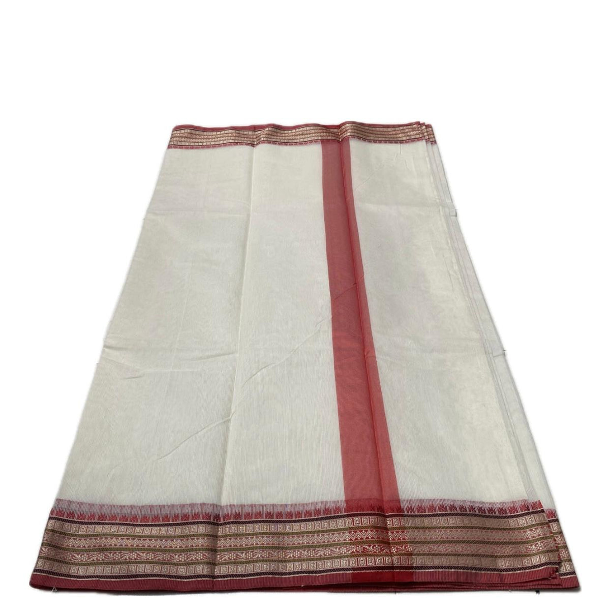 Yamini Kotta Silk Light Weight saree with Red Border
