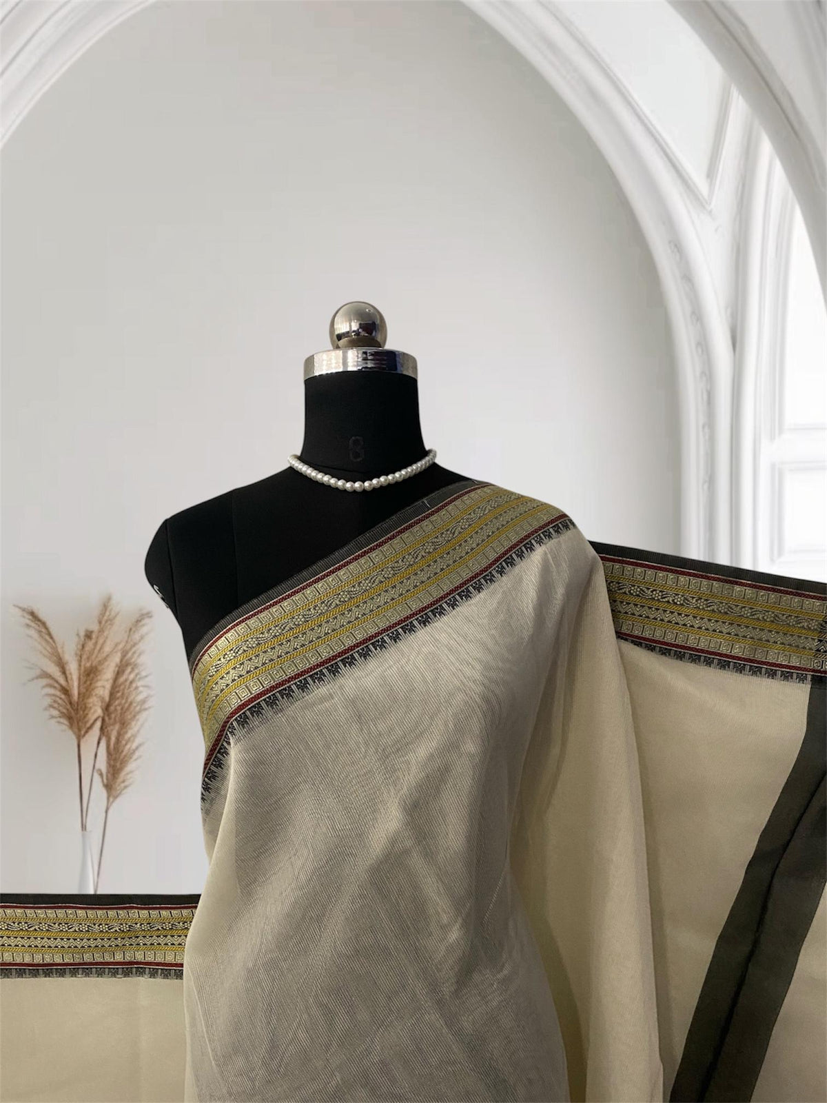 Yamini Kotta Silk Light Weight saree with Black Border