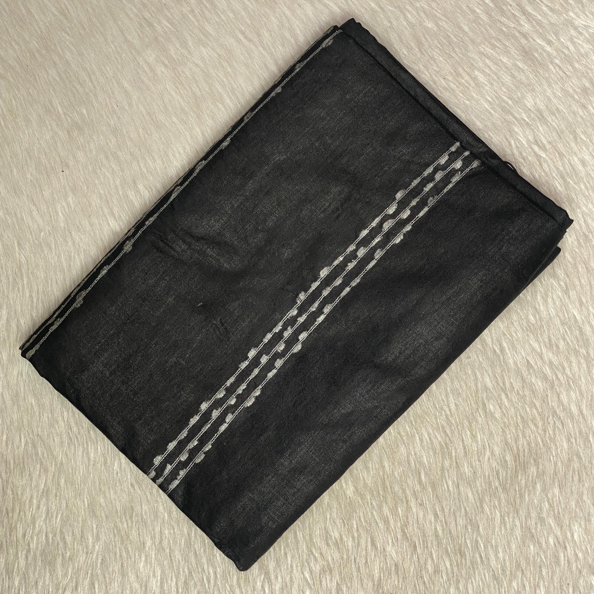 Sumangala Viscode Jacquard Silk Saree in Black