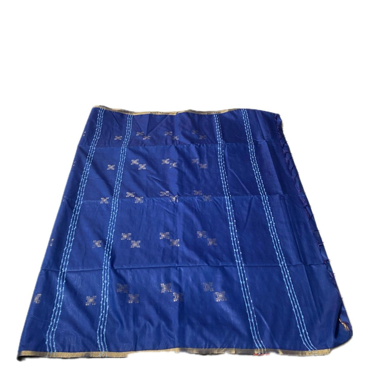 Sumangala Viscode Jacquard Silk Saree in Blue