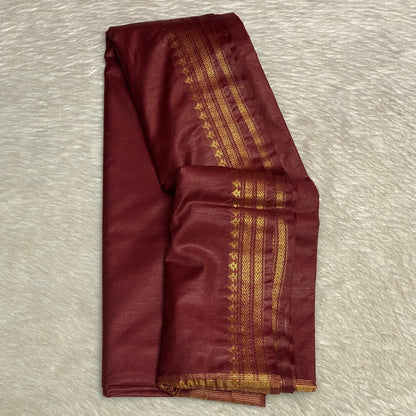 Anuradha Viscose Matka Saree in Maroon