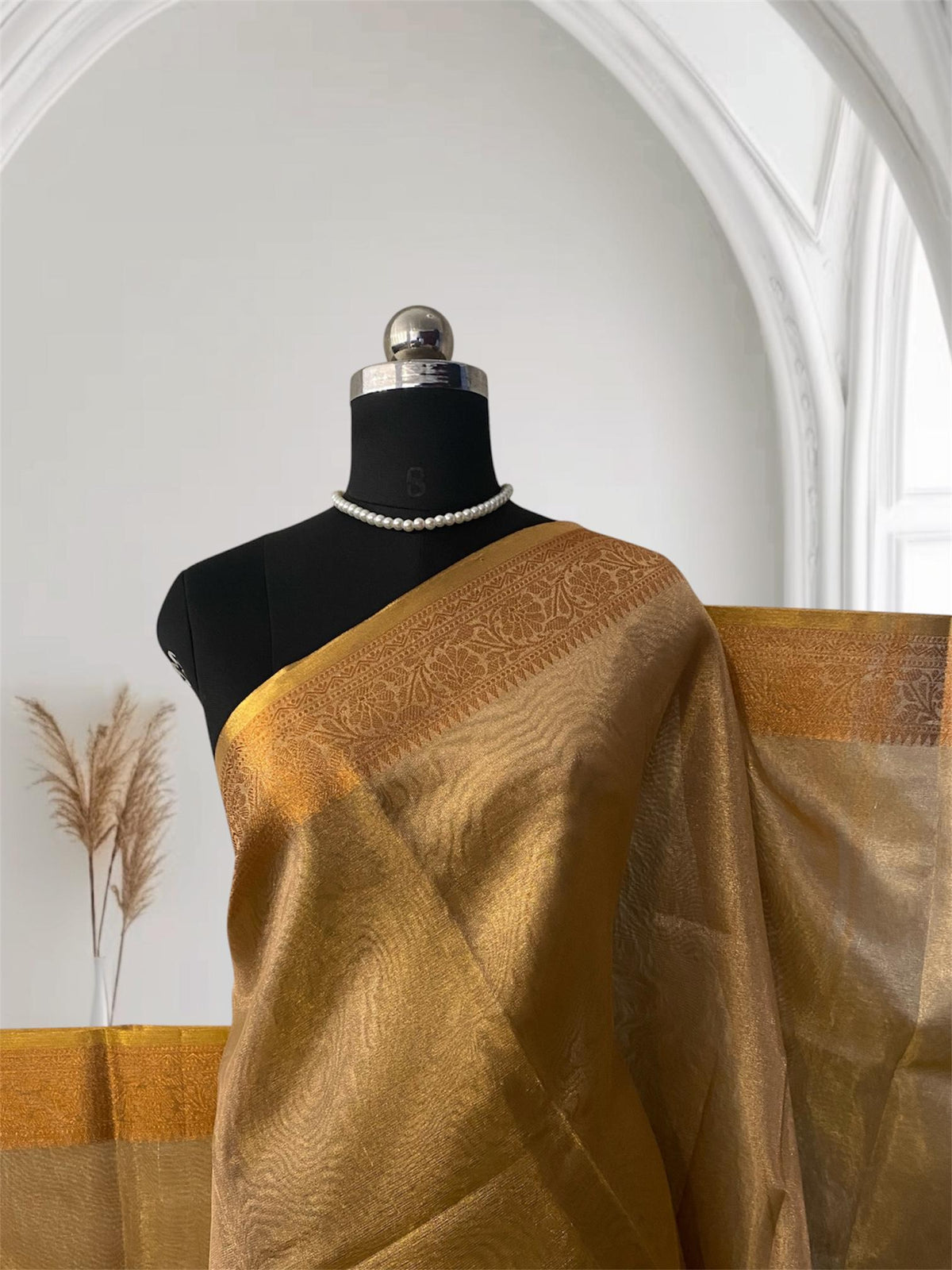 Gouri Golden Tissue Silk saree