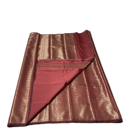 Bridal Red Kanjivaram Silk Saree with Antique Gold Zari Motif (Wedding Collections)