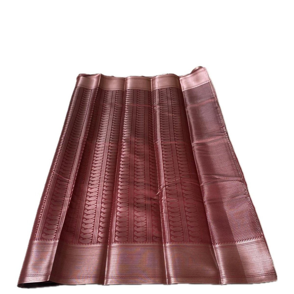 Radhima Royal Checks Silk Saree with Golden Zari
