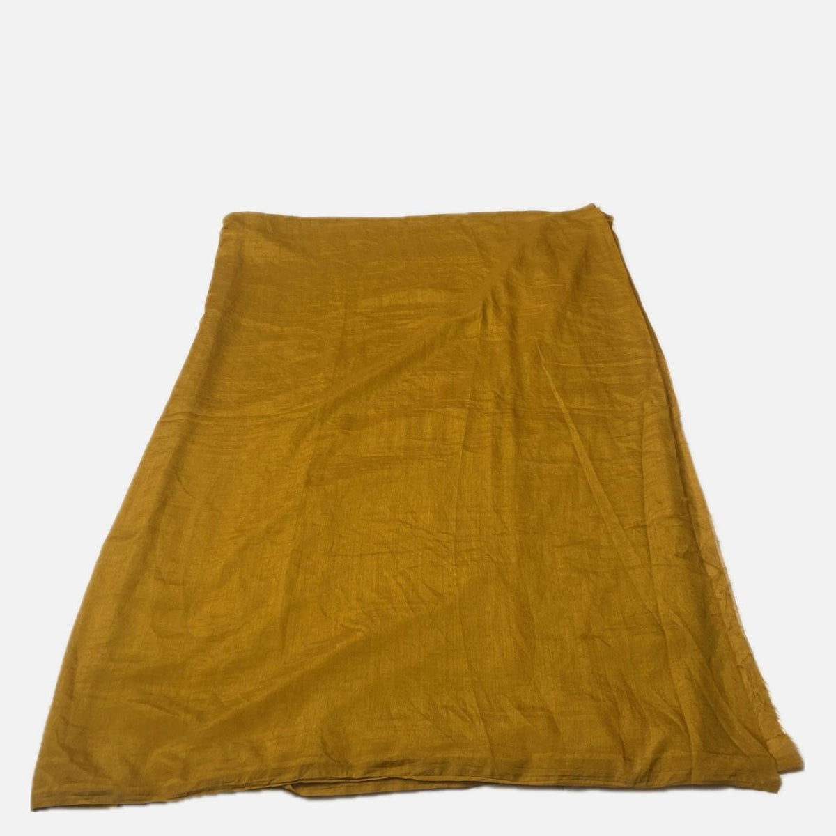 Georgette Plain saree in yellow