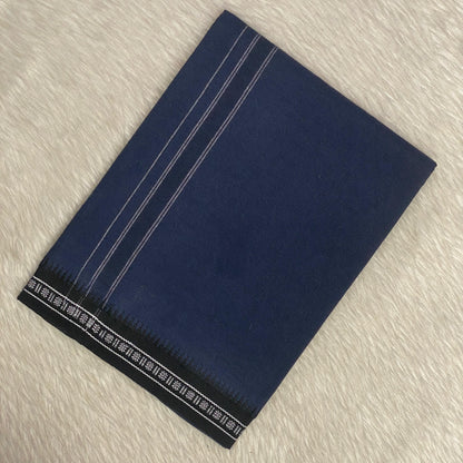 Dhoti for men in Navy Blue