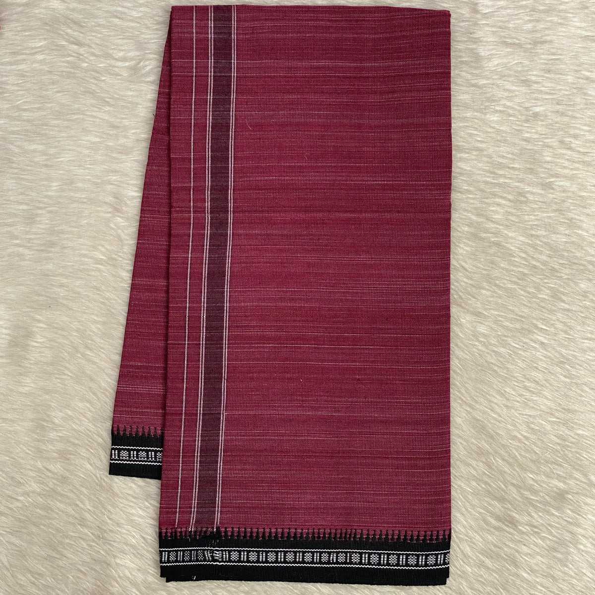 Dhoti for men in Wine