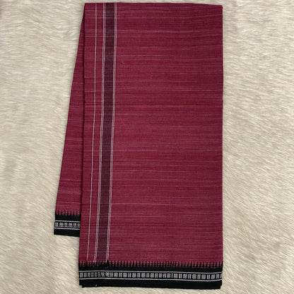 Dhoti for men in Wine